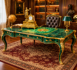 Bàn Làm Việc Malachite Louis