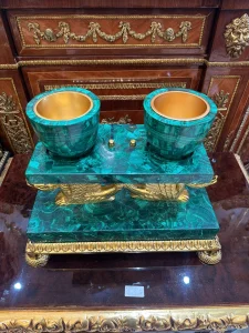 Ống Đựng Bút Malachite