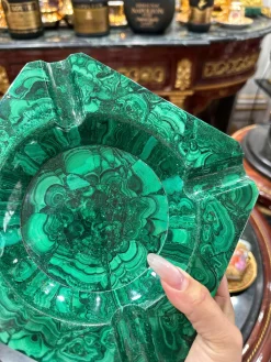 Gạt Tàn Bằng Đá Malachite