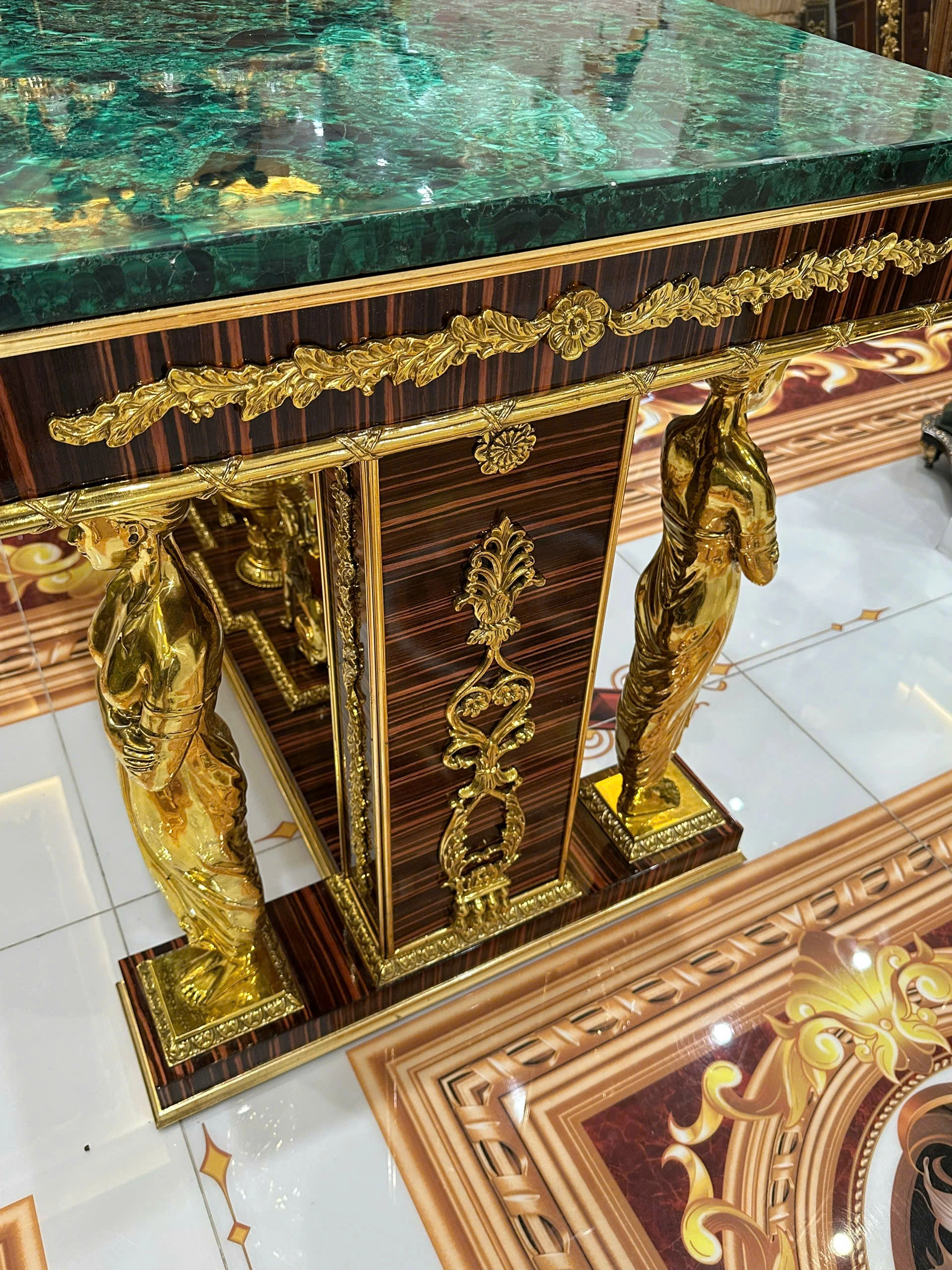 Bàn Console Malachite Bàn Console Malachite