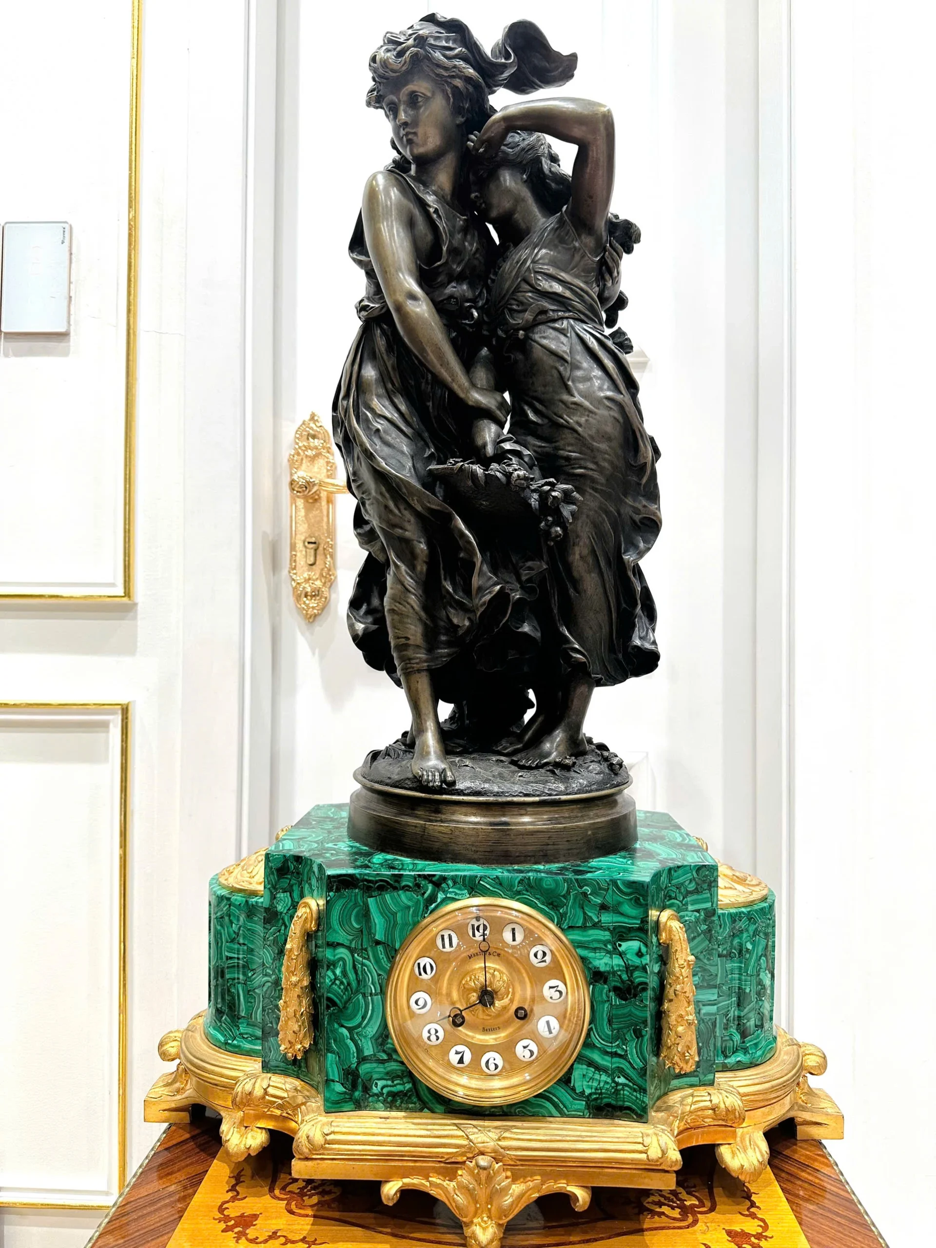 Đồng Hồ Tượng Malachite Anh Em Đồng Hồ Tượng Malachite Anh Em