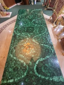Bàn Ăn Đá Malachite