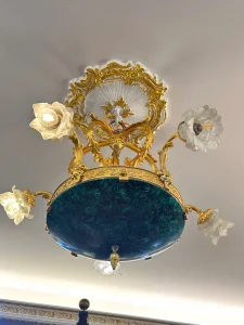 Đèn Trần Bầu Malachite