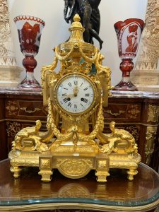 Đồng Hồ Pháp Lắc Kê Vàng
