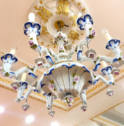 Đèn Sứ 8 Tay Pháp