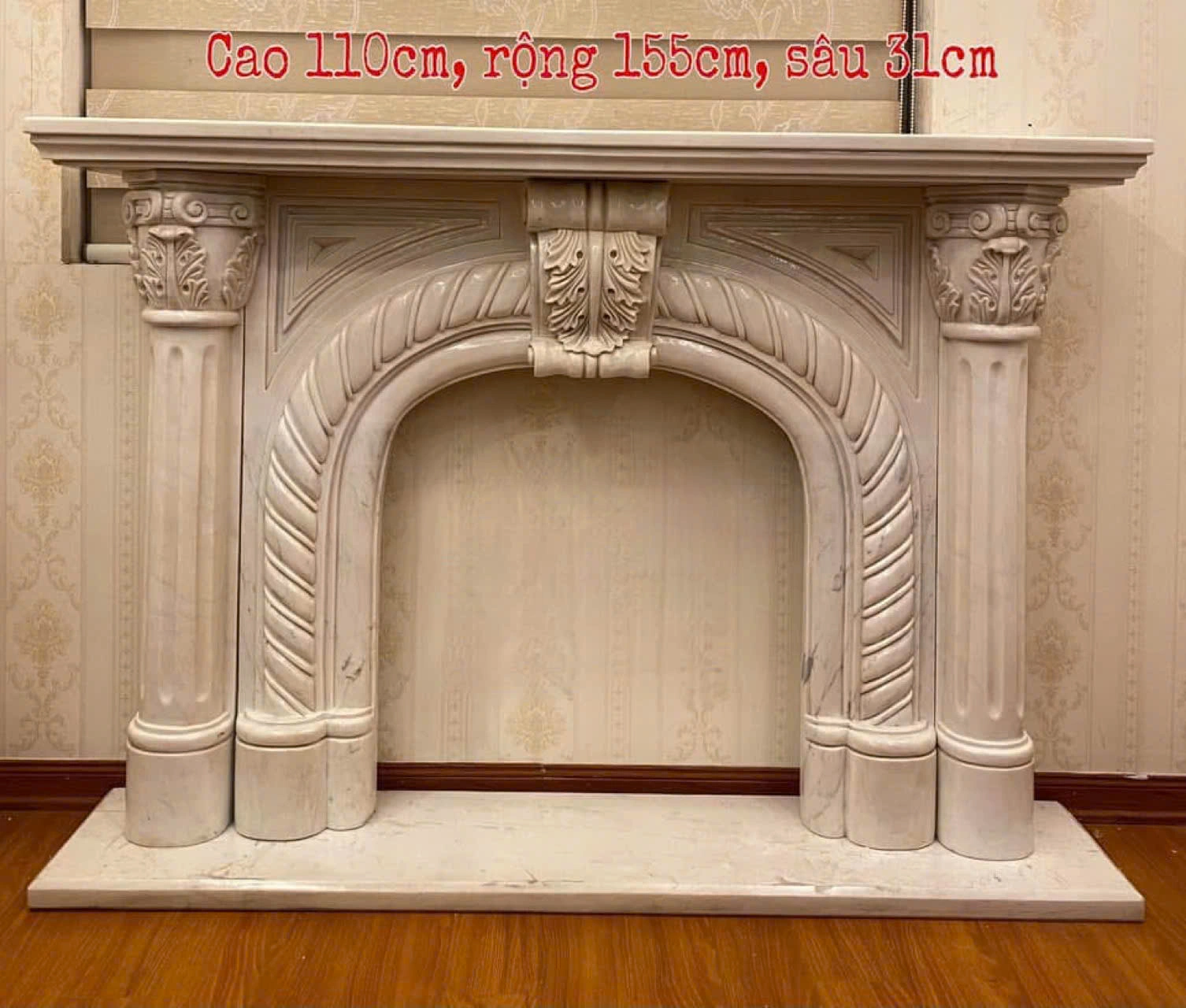 Kệ Lò Sưởi Đá Cẩm Thạch Kệ Lò Sưởi Đá Cẩm Thạch